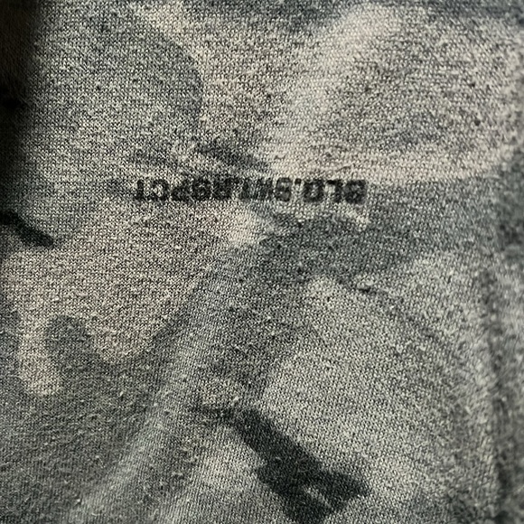 Project Rock Black Camouflage Hoodie Sweatshirt Size Small - Picture 5 of 6